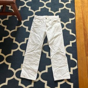 The Row White Straight-Leg Jeans